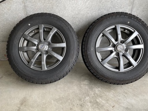 軽自動車用　スタットレスタイヤ4本セット　減り少ないです。ホイール付き