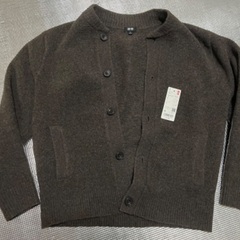 スフレヤーン　カーディガン　ユニクロの画像