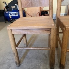 木製椅子　2脚の画像