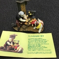 アルプスの少女ハイジ値下げ全5種フィギュアの画像
