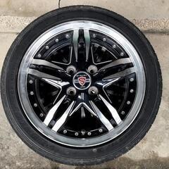 アルミホイール4本　165/50R15　皮付き