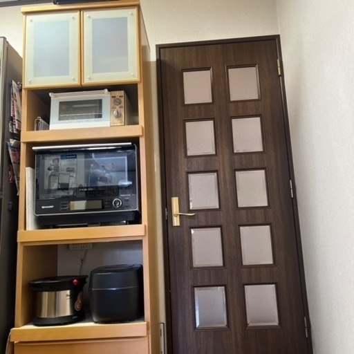 (取引商談中)キッチン家電収納棚