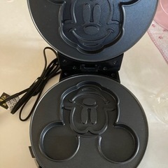 約束中最終値下げお早い方に新品未使用ミッキー顔型ワッフルメーカー2500円から20000円に最終値下げの画像