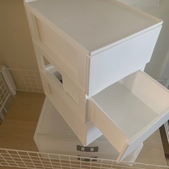 収納引き出し2個セットの画像