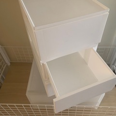 収納引き出し2個セットの画像