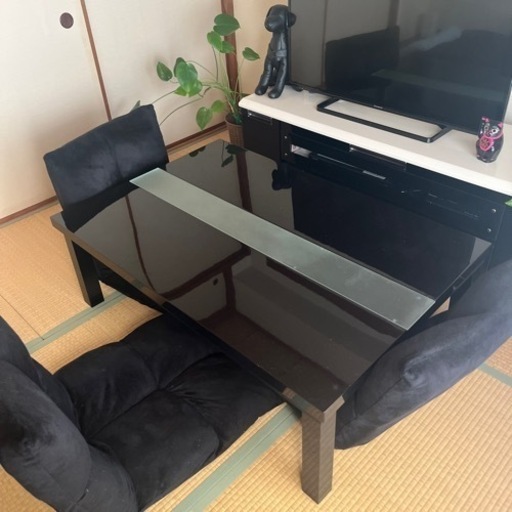 こたつ　テーブル　ローテーブル　座椅子