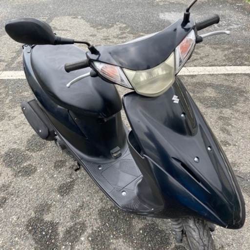 お譲り先決定　スズキ　アドレスV50 黒　４ストFI 軽メンテ　普通に乗れる　福岡市