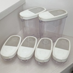 IKEA 乾物収納　粉・お米　まとめて