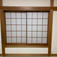 【交渉中】障子2枚、差し上げます。高さ138cm、幅88cmくらい