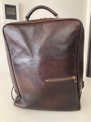 【最終値下げ】マザーハウス　リュック　ブラウン　茶色