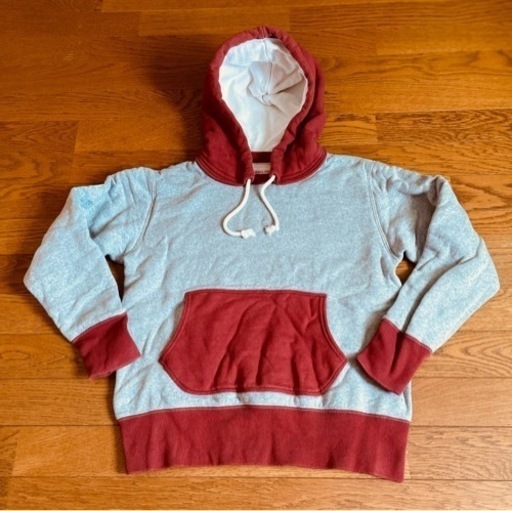 リアルマッコイズ　古着　復刻　後付け　パーカー　ダブルフェイス　サイズs