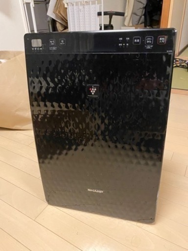 空気清浄機　ガラス棚