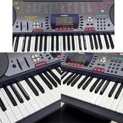 北海道千歳市/恵庭市  カシオ 光ナビゲーションキーボード LK-60 61鍵 椅子付き スタンド付き 電子ピアノ CASIOの画像