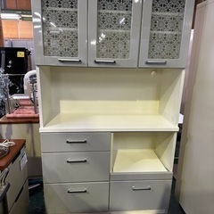マルミツ　食器棚　レンジボード　W1050 中古　現状