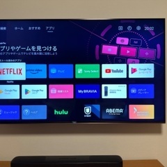 【SONY BRAVIA】4K液晶テレビ（55インチ）