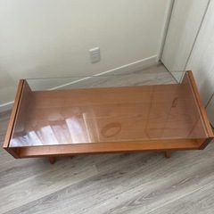 値下げ‼️ウニコ unico ガラスローテーブル