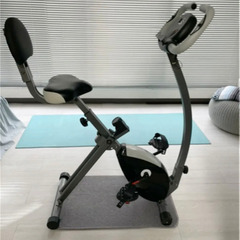 エアロバイク フィットネスバイク 心拍センサー 静か ultrasportの画像