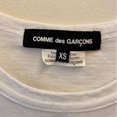 【美品】COMME des GARCONS Tシャツ 白 サイズXS の画像