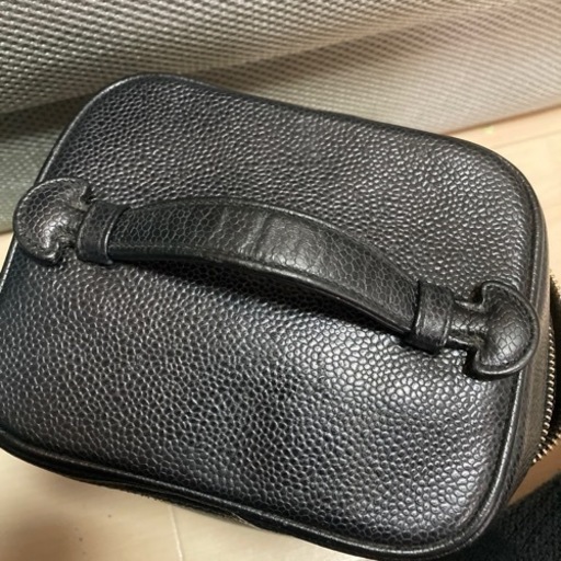 シャネル　キャビアスキン　バニティバッグ