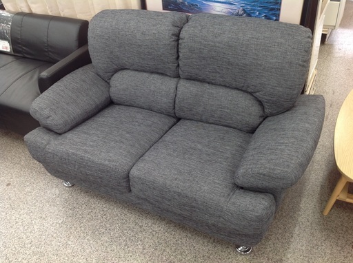 ニトリ Nポケット グレー ２人掛けソファー【9650074】