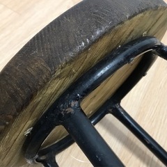 レトロな丸イスの画像