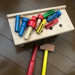 あげます　木製　子供のおもちゃの画像