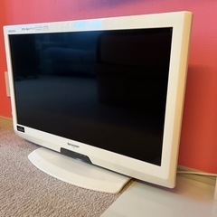 SHARP LC-26V5 液晶カラーテレビ　外付けハードディス...