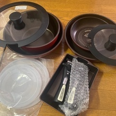 受け渡しの方決定しました‼️ダイヤモンドコートフライパン 10点セット