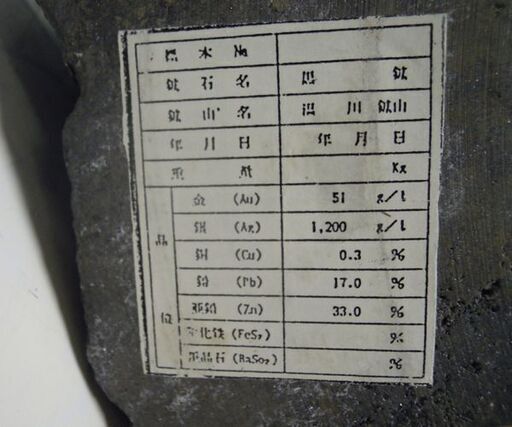 黒鉱 鑑賞石 鉱石標本 約5.2kg 湯川鉱山 置物 オブジェ パワーストーン 札幌市 厚別店