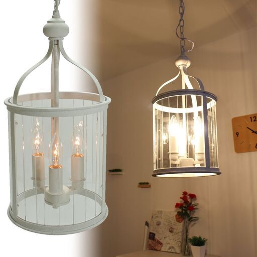 【完売しました】【閉店セール】倉庫在庫品 未使用 鳥かごのようなガラスペンダントライト（電球付き）