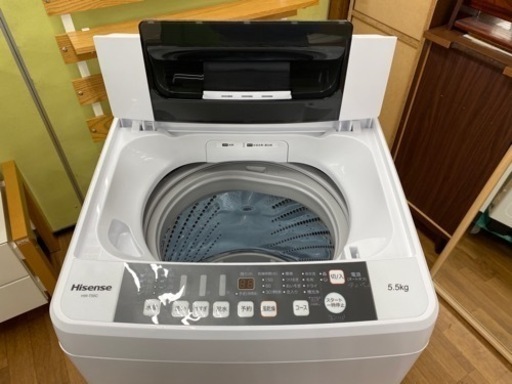 I687 ★ Hisense 洗濯機 （5.5㎏）★ 2020年製 ⭐動作確認済⭐クリーニング済