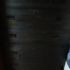 連絡下さい◉⁠‿⁠◉黒い収納箪笥の画像