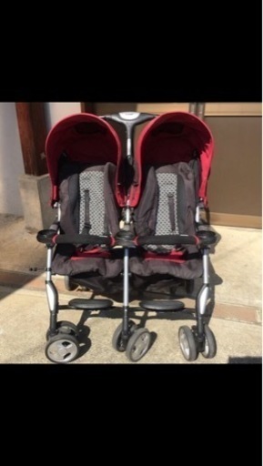 値下　コンビ ベビーカー 双子 二人乗り　Combi バギー 自立式 兄弟 姉妹