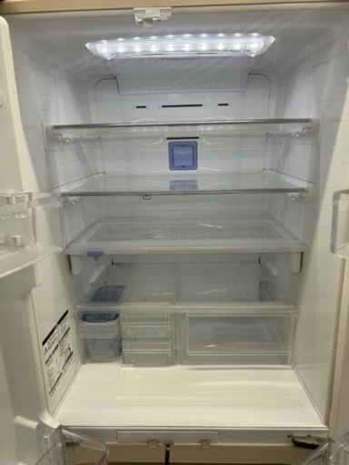 ご覧いただきありがとうございます。 三菱 冷蔵庫 465L  6ドア フレンチドア 観音開き 自動製氷 切れちゃう瞬冷凍 MR-R47Z  シルバー