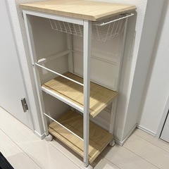 キッチンワゴン　山善　キッチンラック