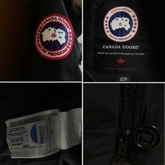 これからの季節に！カナダグース 人気デザイン ブロンテ XＳサイズ ブラック ダウンジャケットの画像
