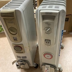 中古　デロンギ　オイルヒーター2つ　デロンギヒーター