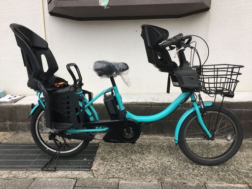 地域限定送料無料　アンジェリーノプティット　子供乗せ　青系　神戸市　電動自転車 地域限定送料無料アンジェリーノプティット子供乗せ青系神戸市