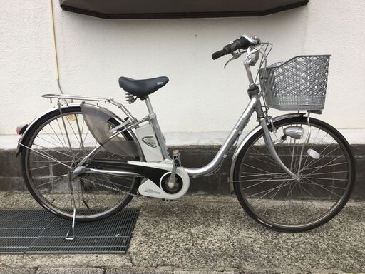 地域限定送料無料　パナソニック　ビビ　DX　8,9AH　新基準　子供乗せ　シルバー　ナチュラ　アシスタ　神戸市　電動自転車