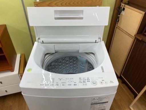 I435 ★ TOSHIBA 洗濯機 （8.0㎏） ⭐動作確認済⭐クリーニング済