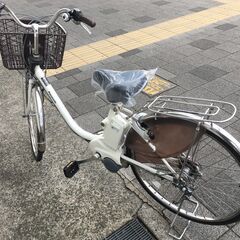 地域限定送料無料　ビビ　DX　16AH　新基準　子供乗せ　茶　神戸市　電動自転車 地域限定送料無料 パナソニック ビビ DX 新基準 子供乗せ 16AH 24