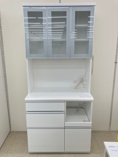 ニトリ　食器棚　白　　TJ517