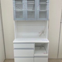 ニトリ　食器棚　白　　TJ517