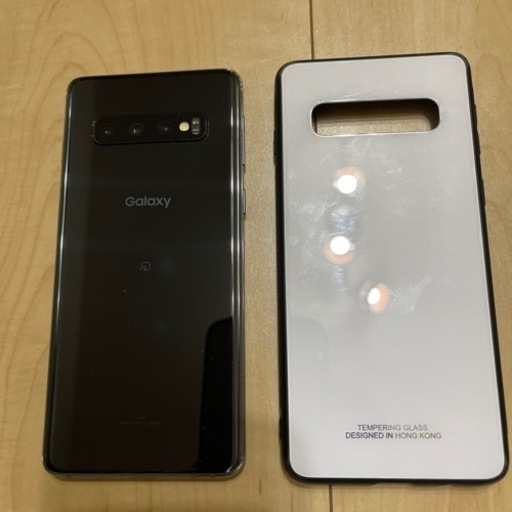 GALAXY S10 ブラック　使用半年　SIMロック解除済