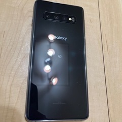GALAXY S10 ブラック　使用半年　SIMロック解除済の画像