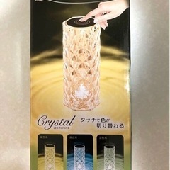 【新品】タッチLED 搭載　クリスタルタワーライトの画像