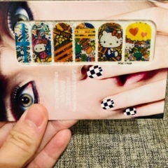 【新品未使用】ネイルシール〈ハローキティ〉12本分×2セットの画像