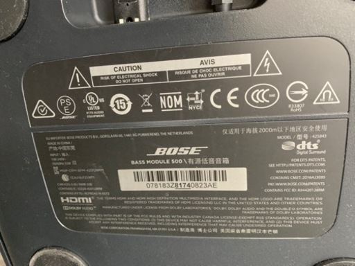 bose bassモジュール500