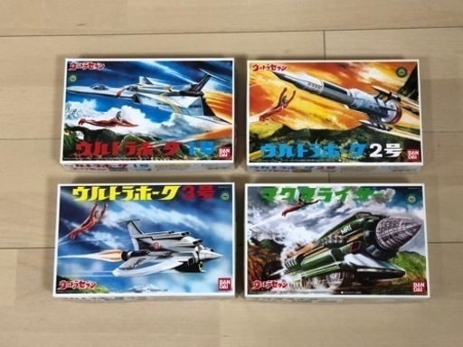 ウルトラセブン・バンダイ4種未組立てセット‼️限定1セットのみ‼️