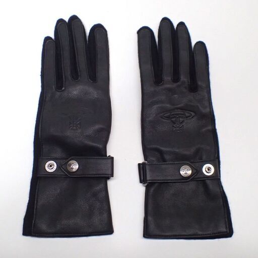 AA887 ヴィヴィアンウエストウッド 手袋 レザーグローブ